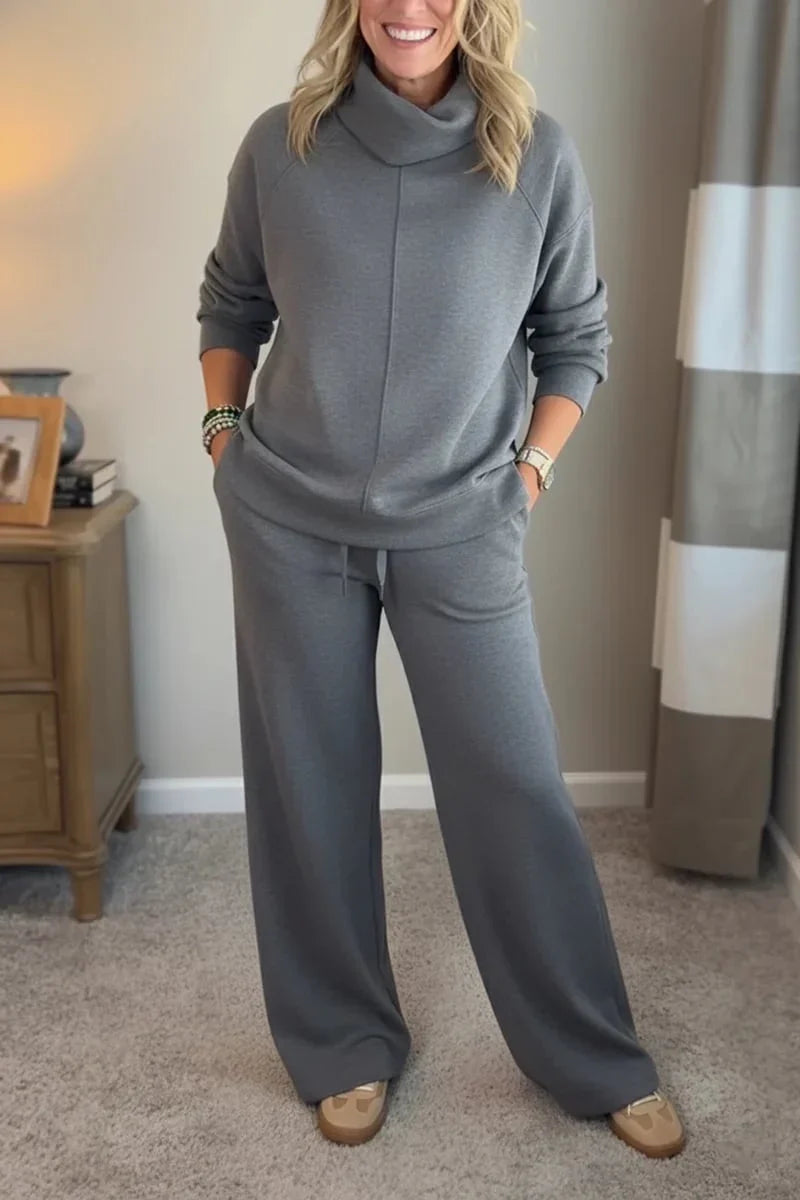 Conjunto Casual Mujer Dos Piezas Ajuste Elegante