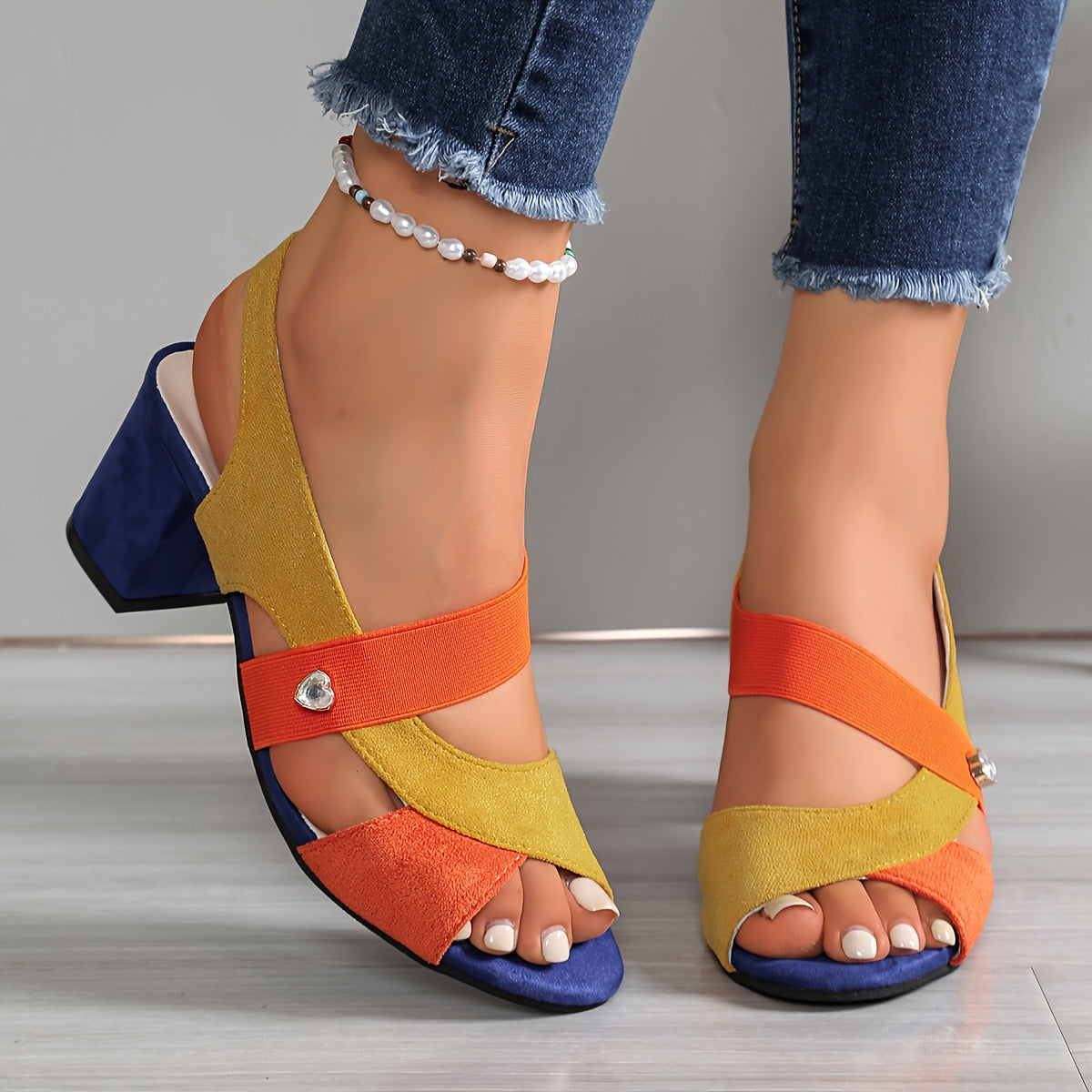 Tacones Bloque Mujer Ortopédicos Comodos