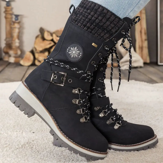 Botas invierno mujer impermeables suela antideslizante - Mavetta