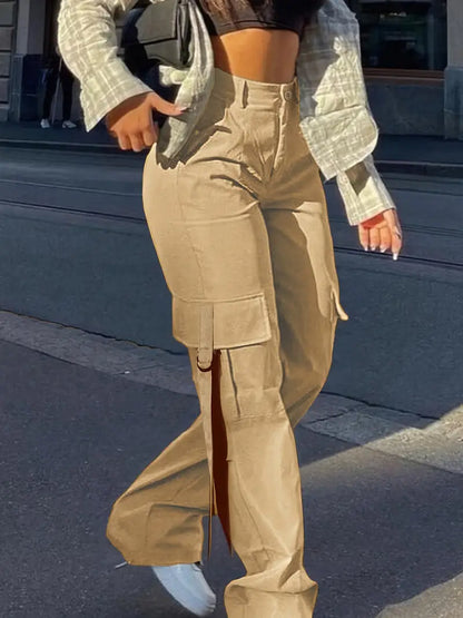 Pantalones Cargo Mujer Algodón Ajuste Estiloso