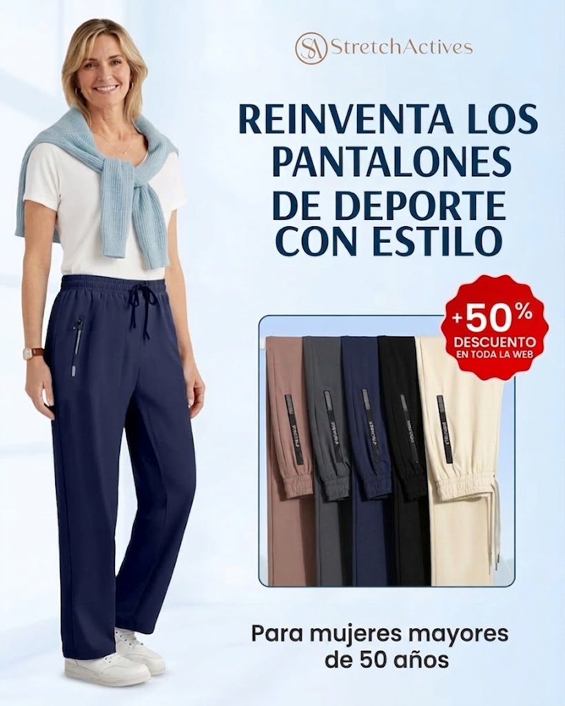 Pantalón casual unisex suave y flexible corte elegante