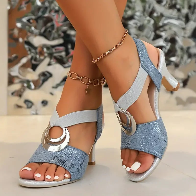 Sandalias Mujer Ortopédicas Tacón Alto Ergonomicas