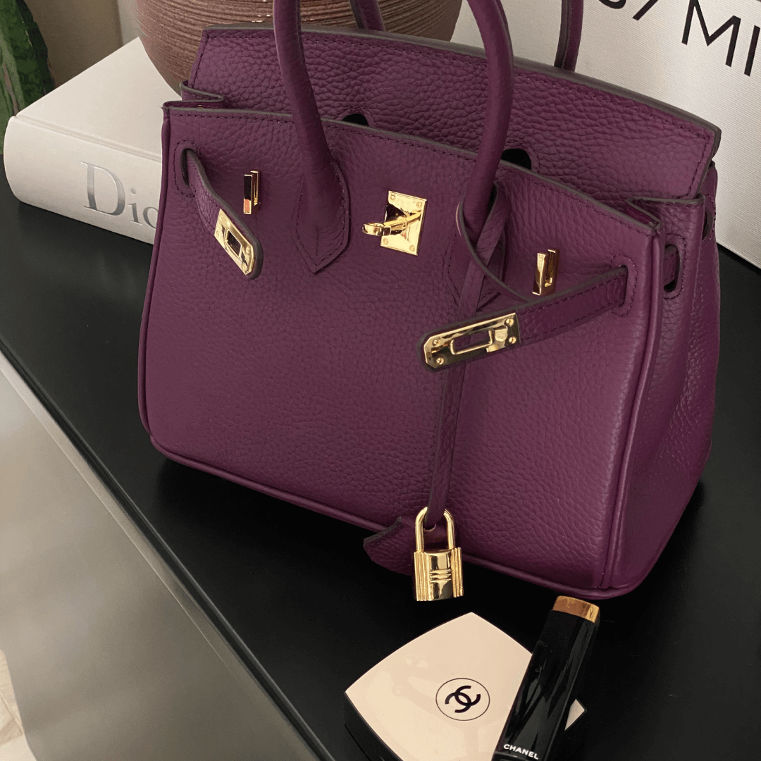 Bolso bandolera mujer de cuero PU textura lichi correa ajustable