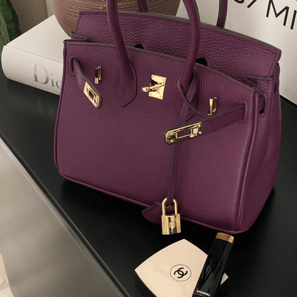 Bolso bandolera mujer de cuero PU textura lichi correa ajustable