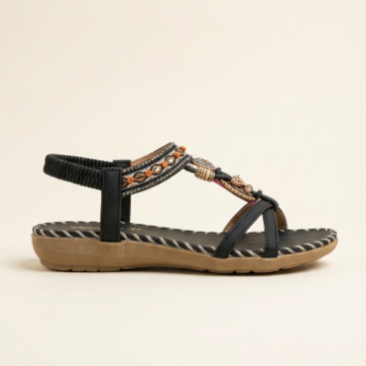 Sandalias Gladiadoras Mujer con Adornos Decorativos - Mavetta