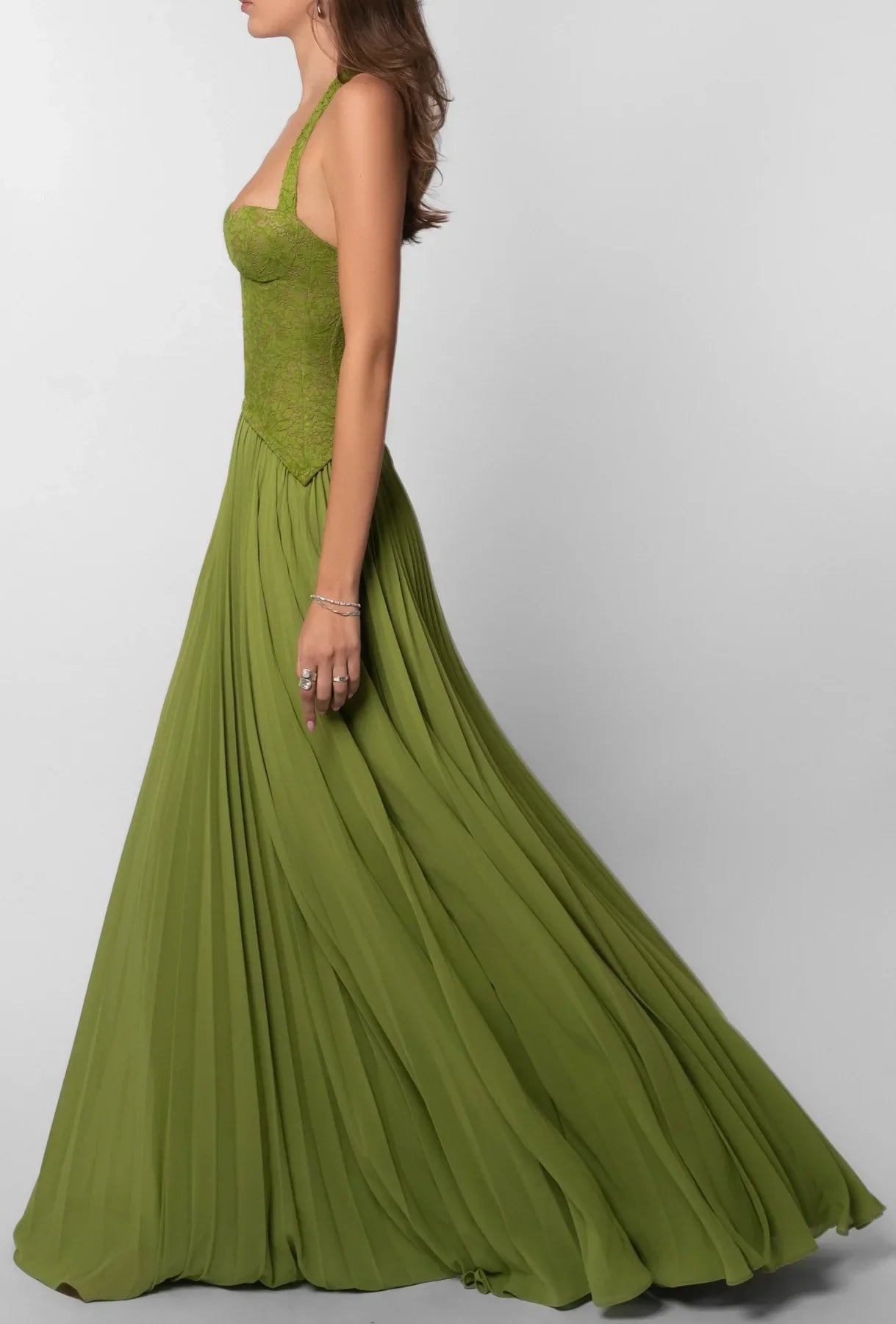 Vestido maxi mujer fluido largo