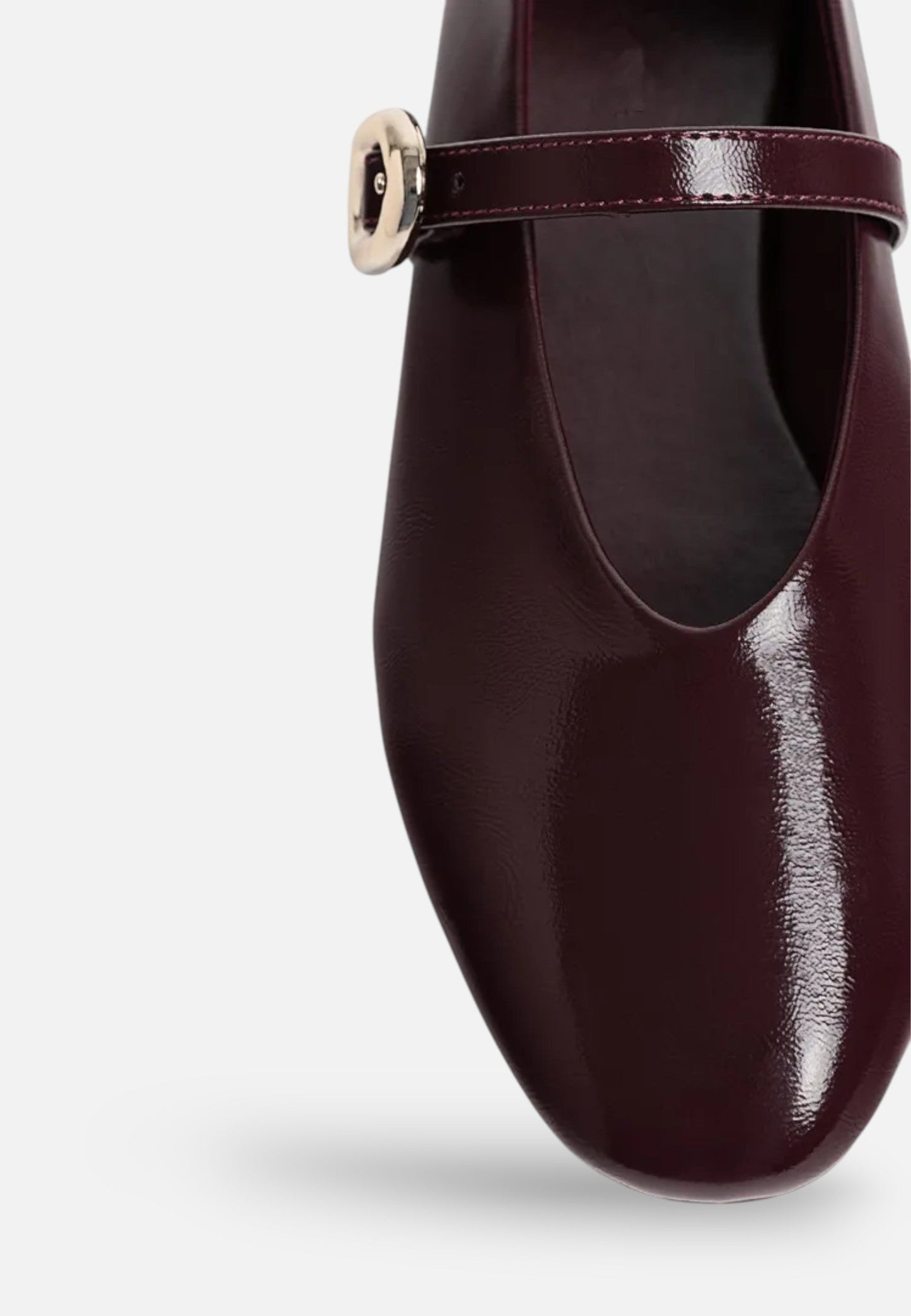 Zapatos Mary Jane Mujer de Piel Sintética Punta Cuadrada Hebilla