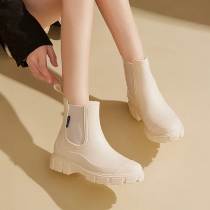 Botas Chelsea Mujer Impermeables con Tiradores