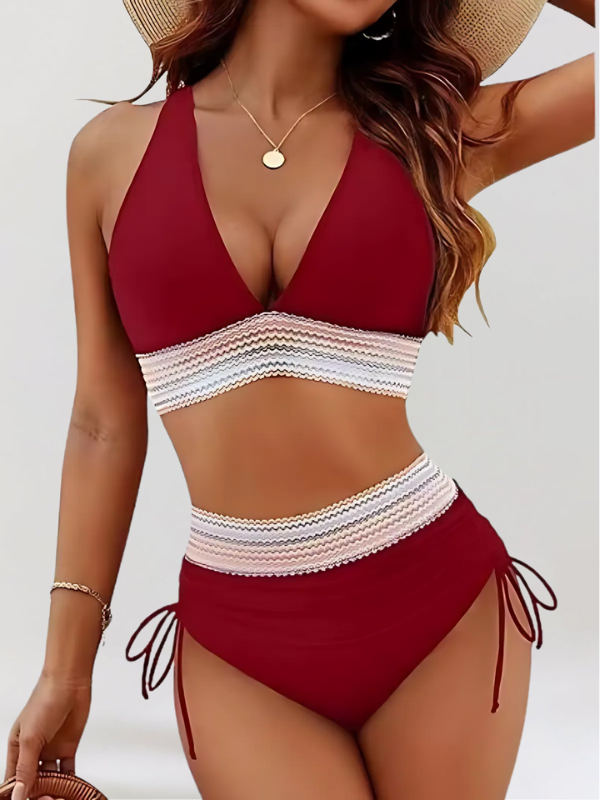 Bikini Mujer Cintura Alta Control Abdomen Ajustado