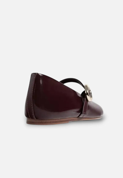 Zapatos Mary Jane Mujer de Piel Sintética Punta Cuadrada Hebilla
