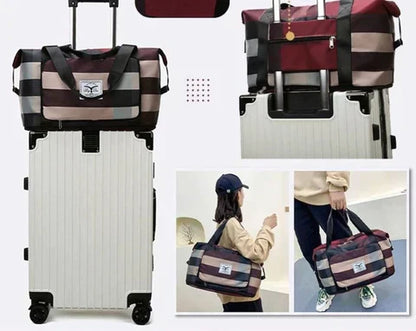 Bolsa de viaje mujer de lana ligera y grande