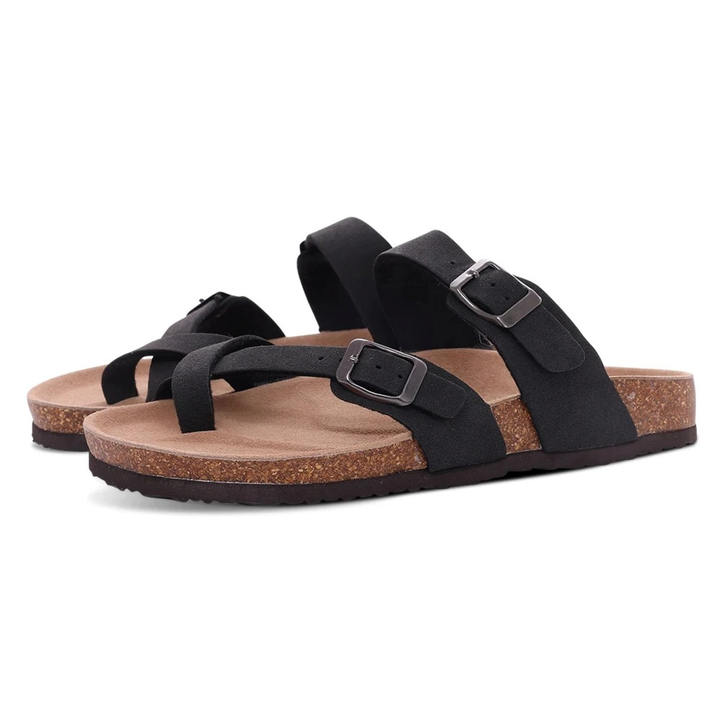 Sandalias Mujer de Corcho Suela Ergonómica Tiras Ajustables