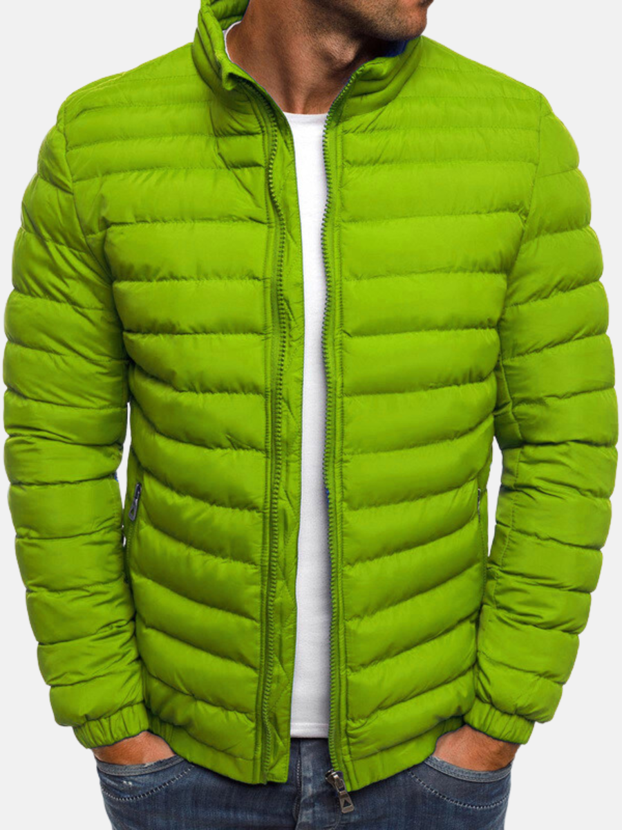 Chaqueta Puffer Hombre Casual Acolchada