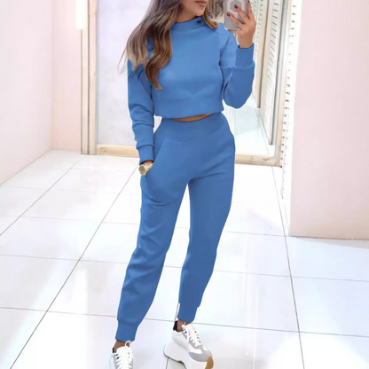 Conjunto Deportivo Mujer Corto y Pantalón Comodo