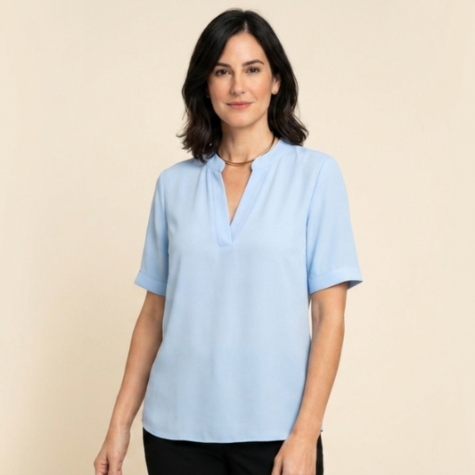 Blusa Mujer Cuello Refinado Elegante - Mavetta