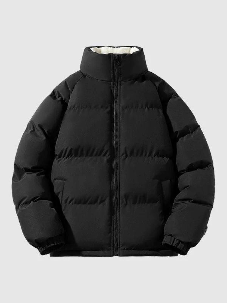 Chaqueta Puffer Hombre Acolchada Forro Polar