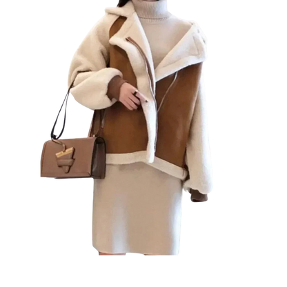 Chaqueta mujer de invierno con forro polar aislante