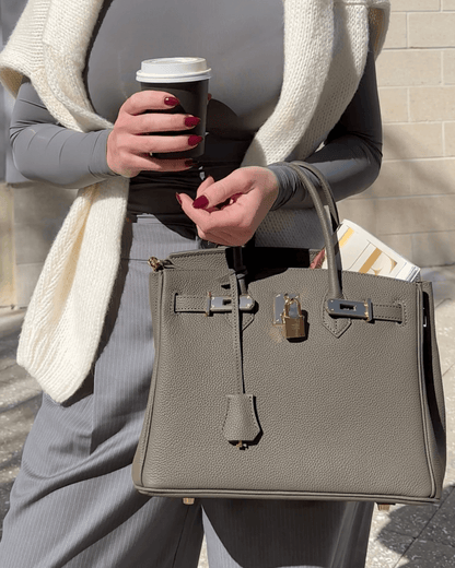 Bolso bandolera mujer de cuero PU textura lichi correa ajustable