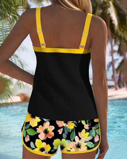 Bañador Tankini Mujer Dos Piezas Ajuste Elegante