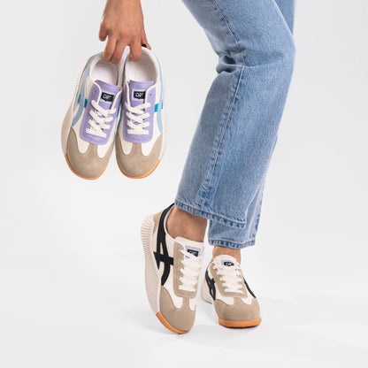 Zapatillas mujer cómodas estilo retro ajustadas