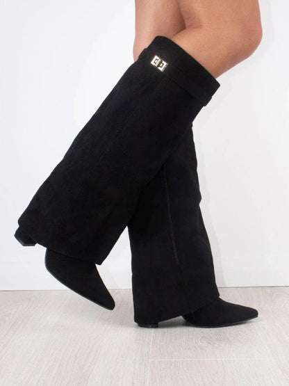 Botas mujer de piel suave y diseño cómodo cierre lateral