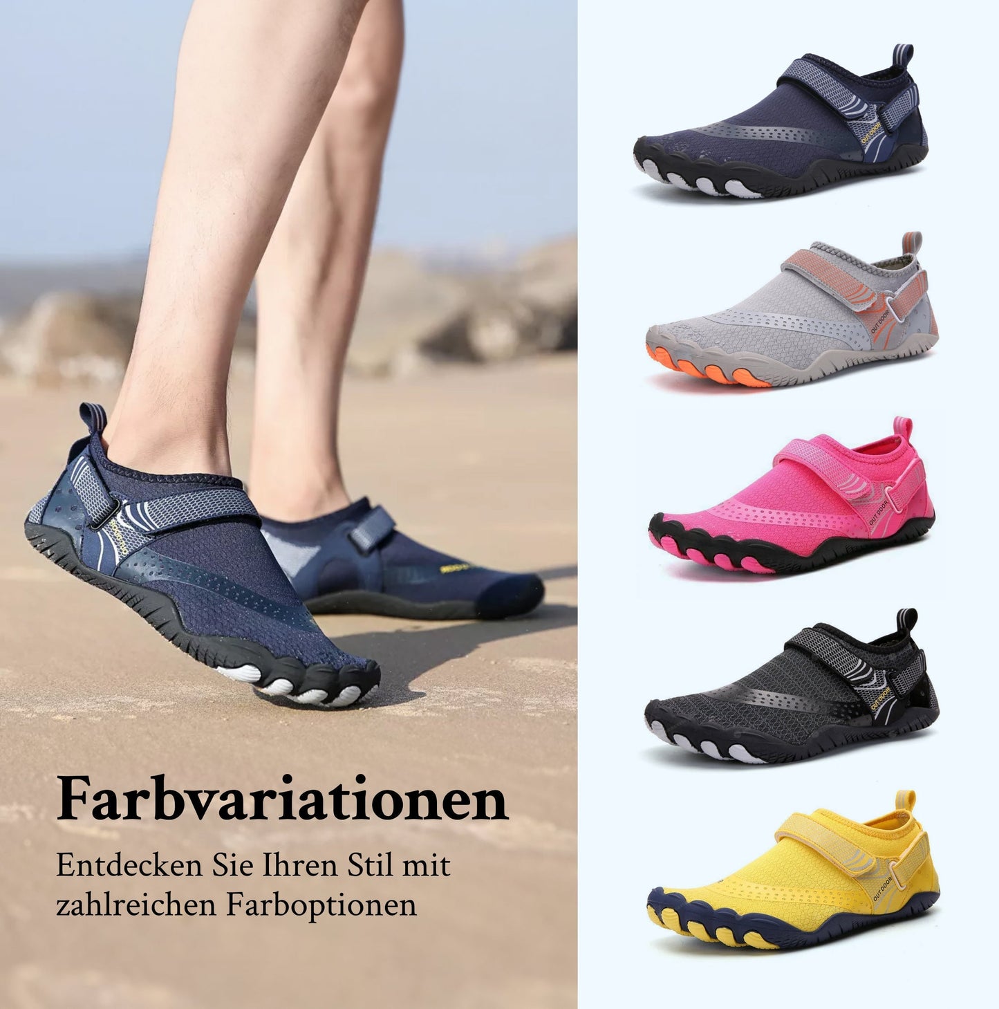 Zapatos ortopédicos mujer con suela antideslizante y correa ajustable