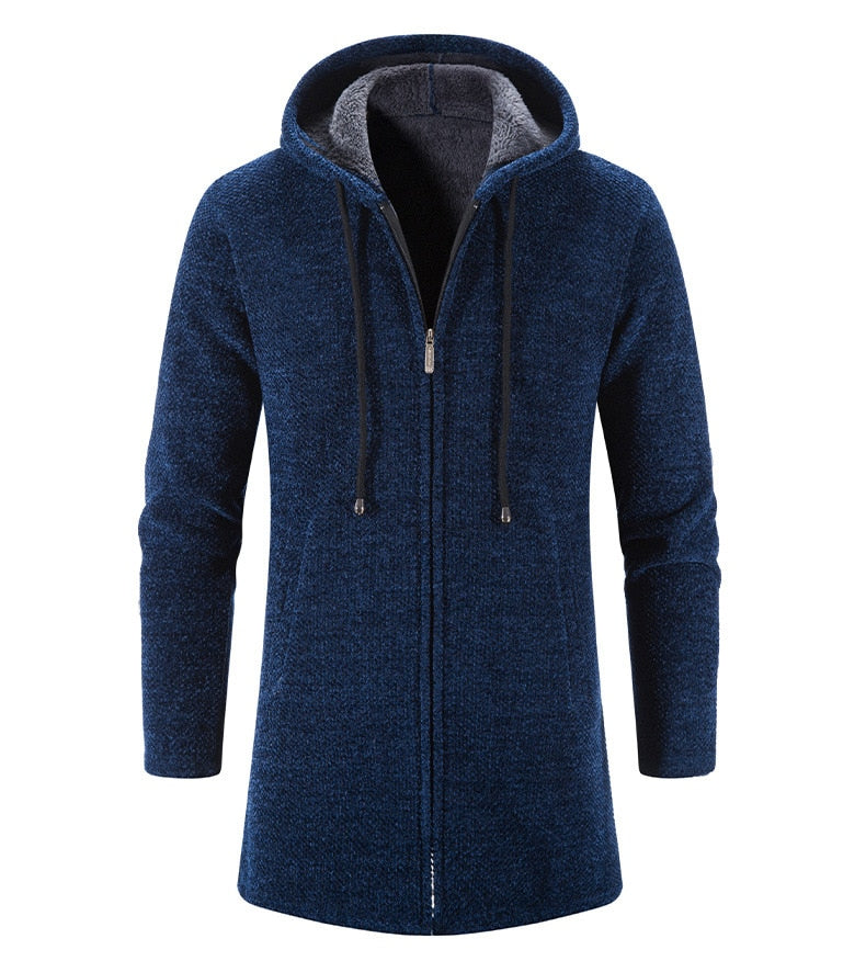 Chaqueta hombre con forro polar y capucha ajustada - Mavetta