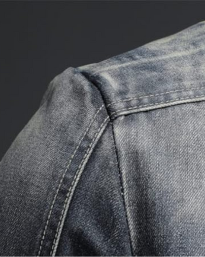 Chaqueta Vaquera Hombre Algodón Ajuste Cómodo Clásico