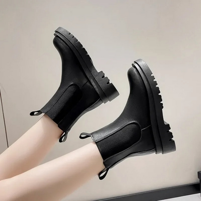 Botas Chelsea Mujer con Doble Tirador Suela Gruesa