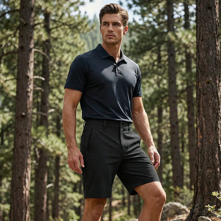 Pantalones cortos golf hombre elásticos cómodos