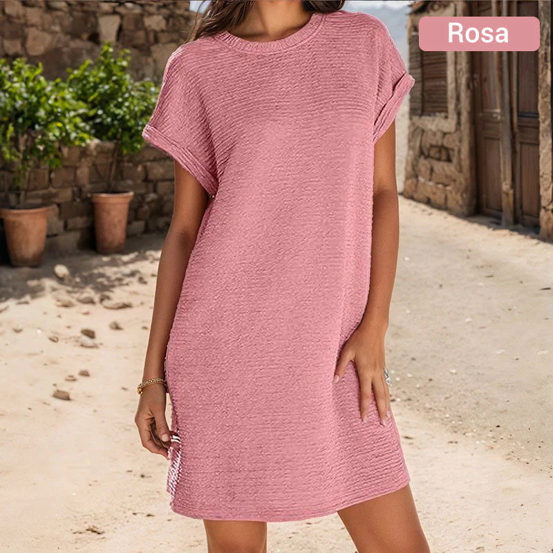 Vestido Mujer Corte Holgado con Bolsillos