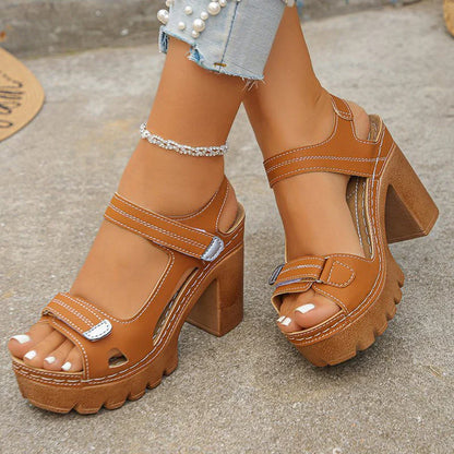 Sandalias ortopédicas mujer plataforma cómoda