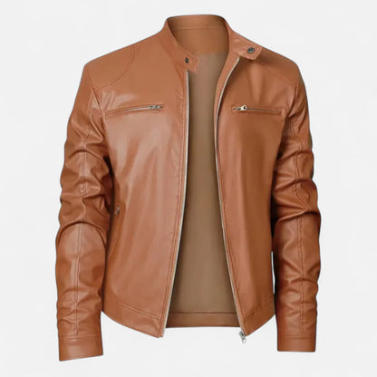 Chaqueta Hombre de Piel Ajuste Clásico