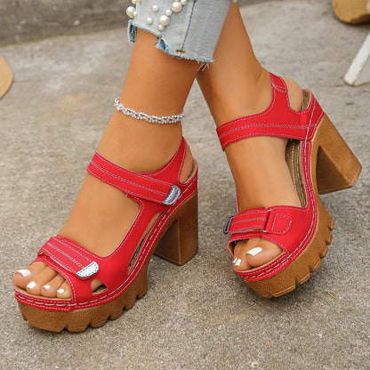 Sandalias ortopédicas mujer plataforma cómoda