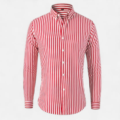 Camisa Hombre Algodón Diseño Clásico Ajuste Refinado