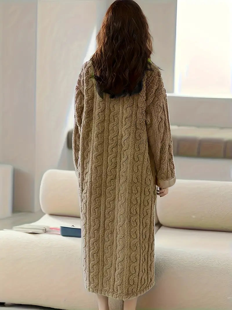 Camisón Mujer de Felpa Suave Confortable