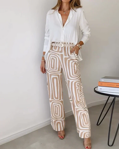 Pantalón Mujer de Tiro Alto Ajustado - Mavetta