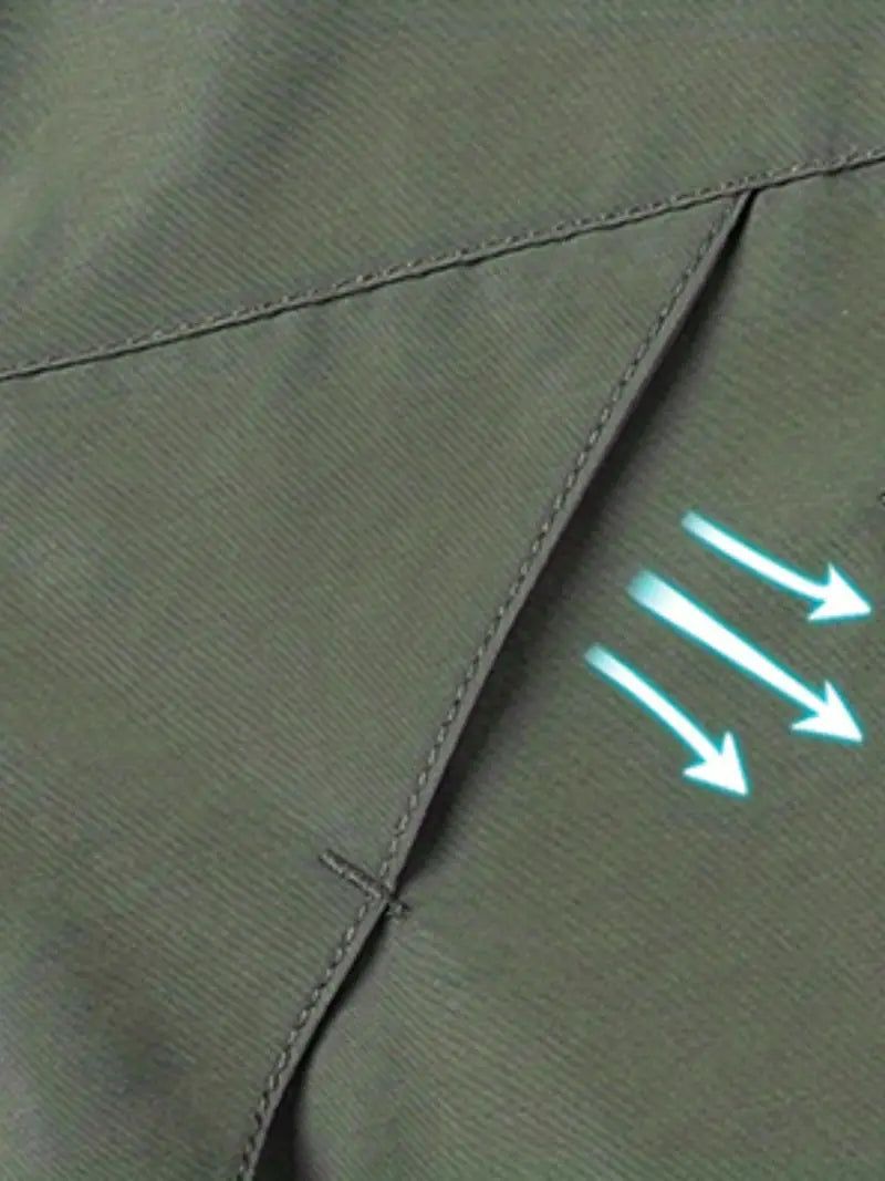 Chaqueta impermeable hombre cortavientos ligera