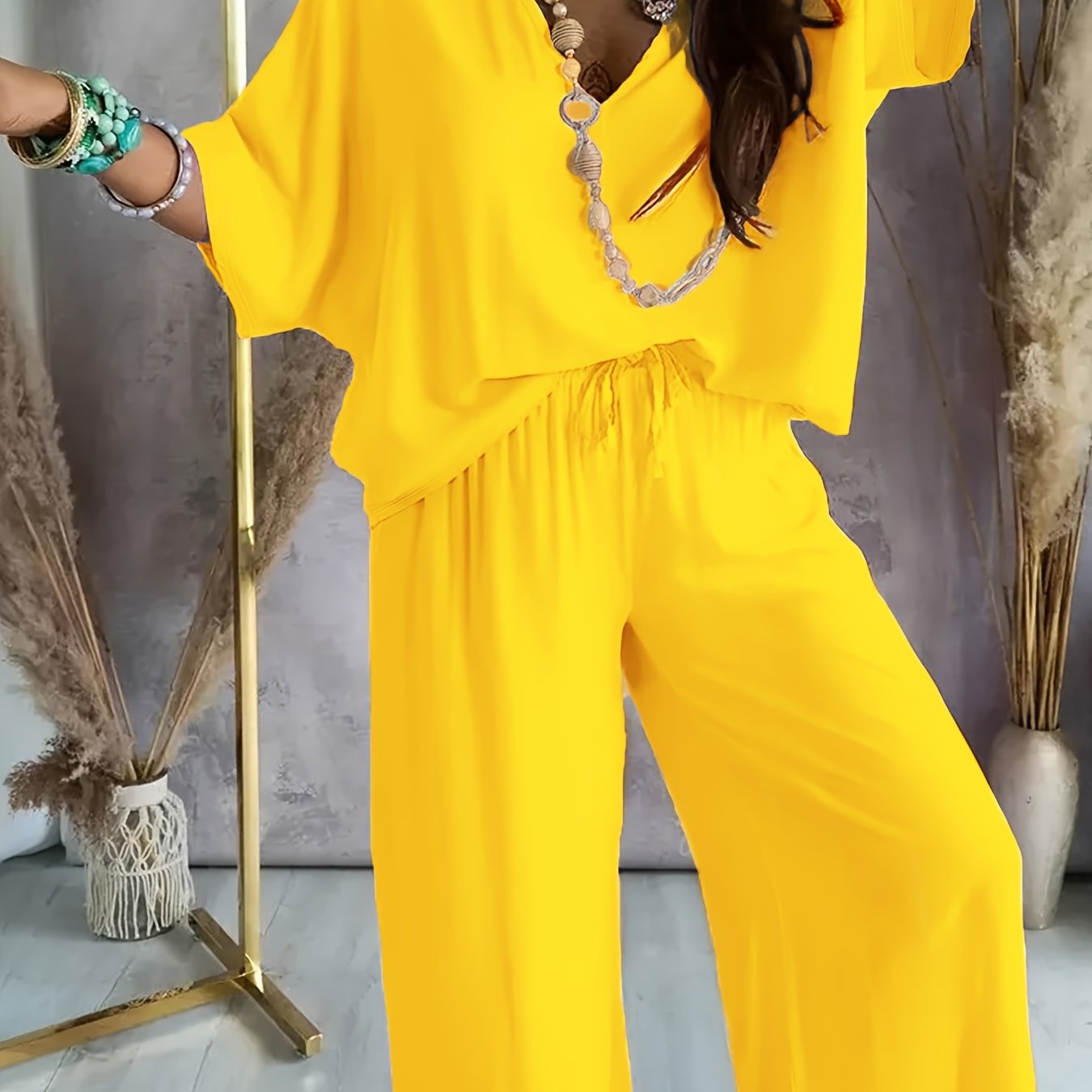 Conjunto Mujer de Dos Piezas y Pantalón Ajustado