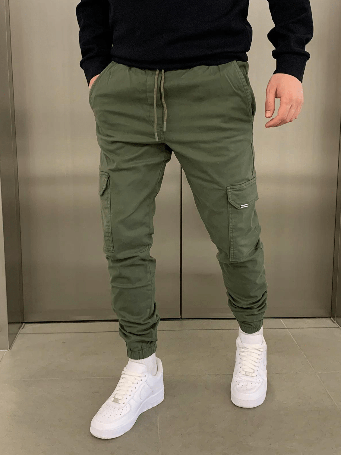 Pantalones Jogger Hombre Ergonómicos Bolsillos Multiples Comodos