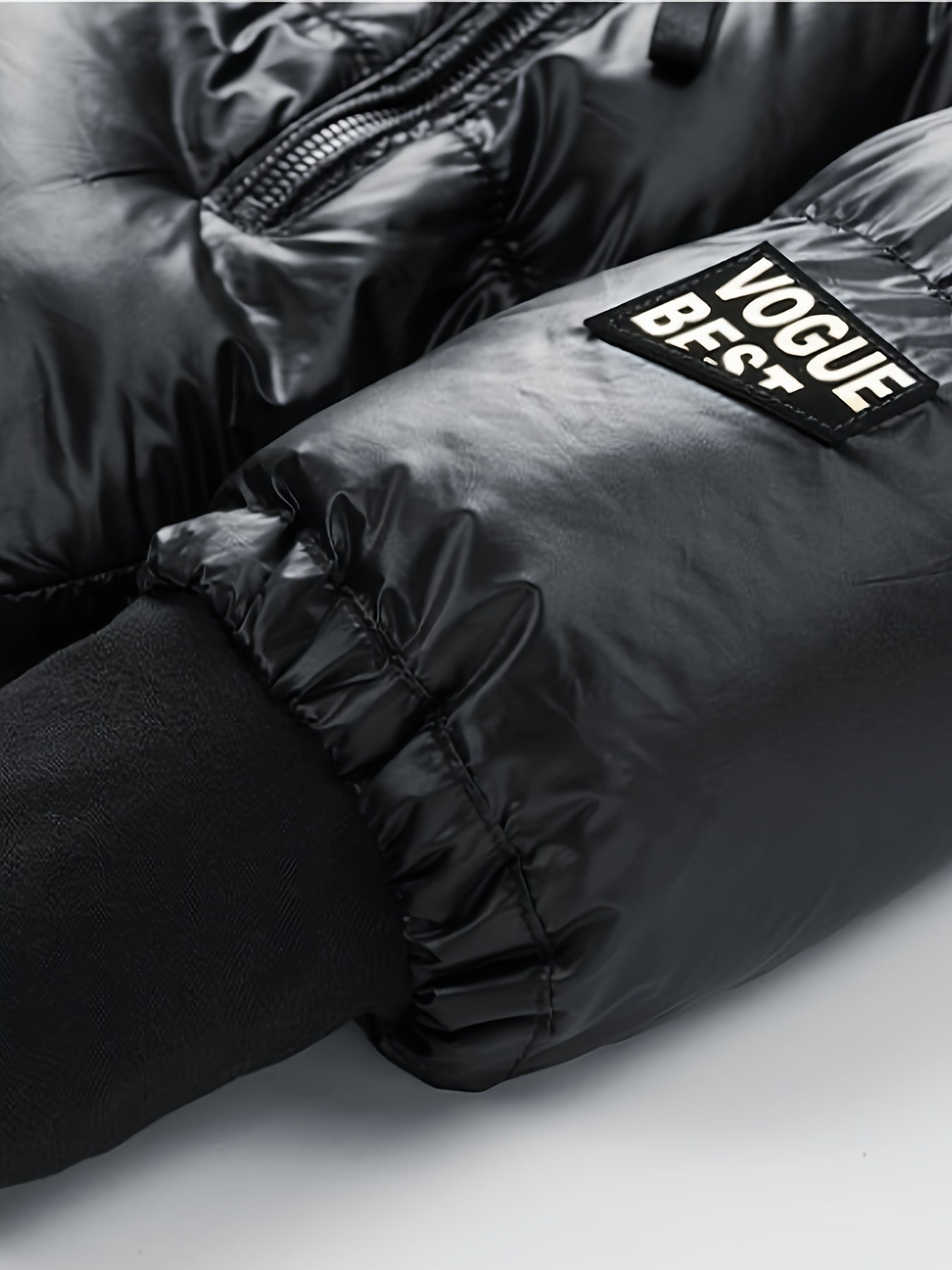 Abrigo Puffer Hombre Invierno Holgado con Capucha