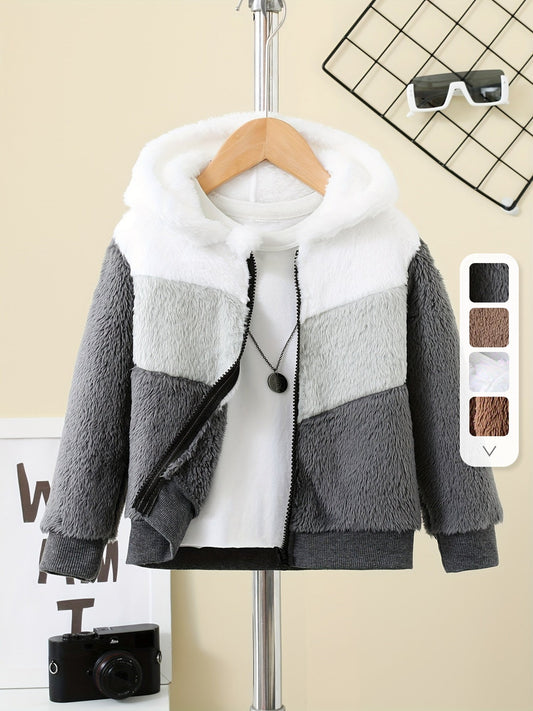 Chaqueta Forro Polar Niño con Capucha y Cremallera - Mavetta