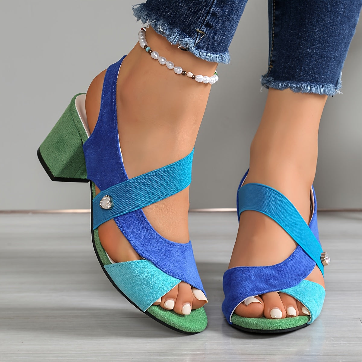 Tacones Bloque Mujer Ortopédicos Comodos