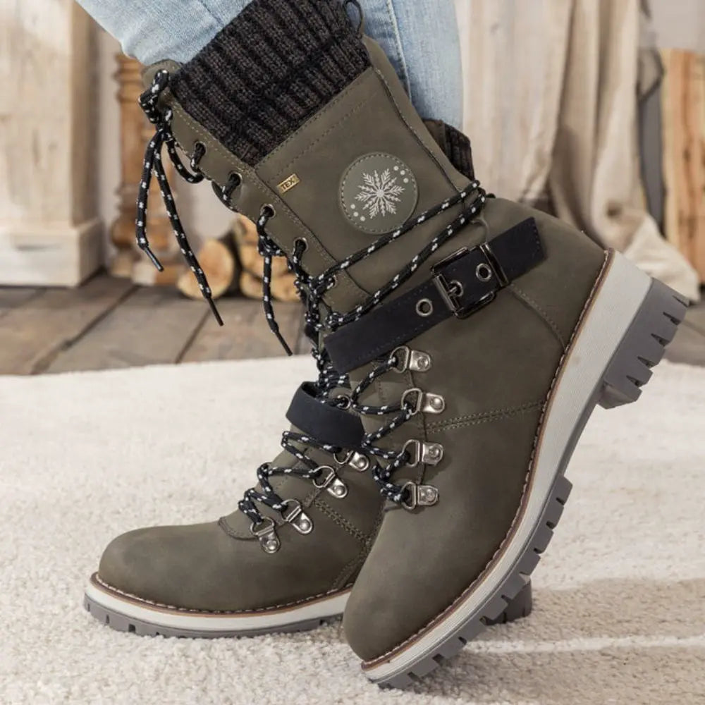 Botas invierno mujer impermeables suela antideslizante