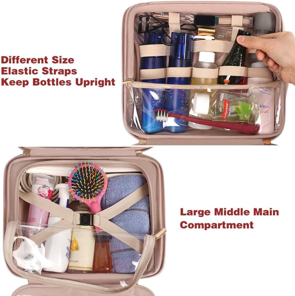 Neceser colgante unisex multifuncional con compartimentos