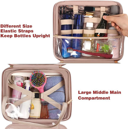 Neceser colgante unisex multifuncional con compartimentos