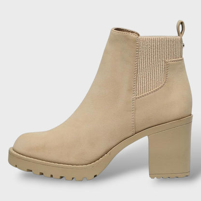 Botines Tacón Bloque Mujer Estilo Clásico