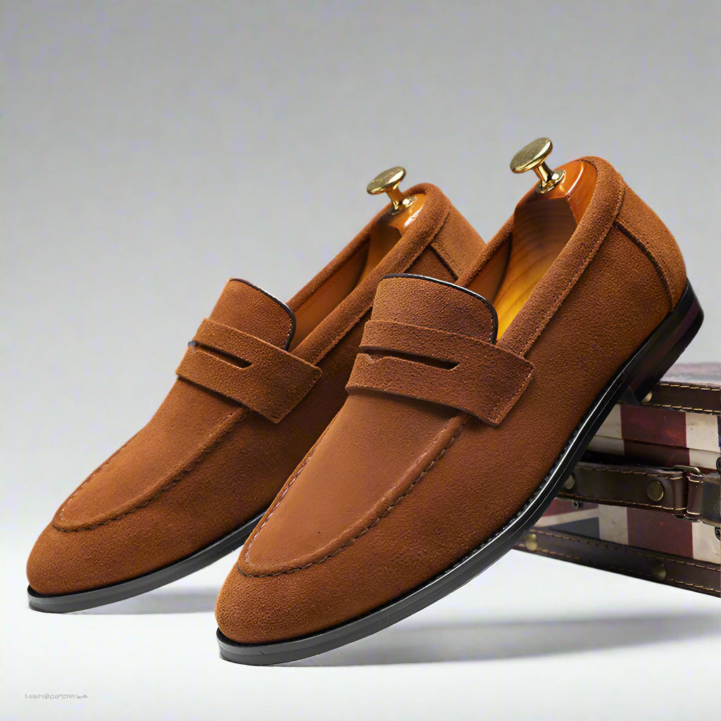 Mocasines Hombre Casual Piel Ajuste Cómodo