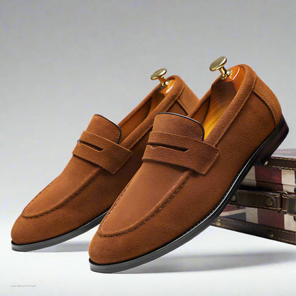 Mocasines Hombre Casual Piel Ajuste Cómodo