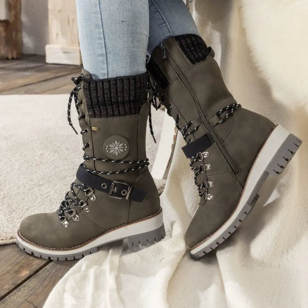 Botas invierno mujer impermeables suela antideslizante